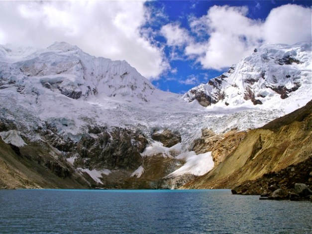 Glaciers of the Cordillera Blanca Credit:Courtesy of Michel Baraer